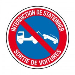 Panneau Interdiction de...