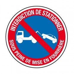Panneau Interdiction de...