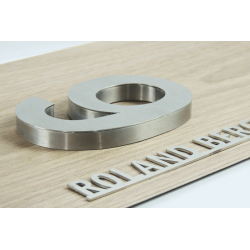 Signalétique bois et aluminium